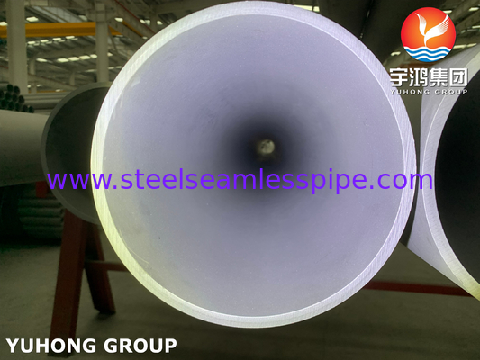 ASTM A790 UNS S32750, 1.4410 Super Duplex Stainless Steel Seamless Pipe untuk Pengolahan Air Limbah
