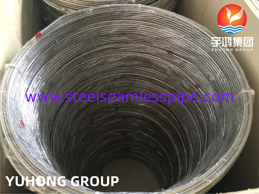Stainless Steel Coil Tubing, A269 TP304 / TP304L / TP310S / TP316L, terang anil, 1/4 INCH BWG18 UNTUK SHIPYARD