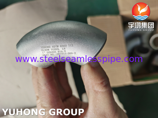 ASTM B363 WPT2 Siku Baja Paduan Titanium Buttweld Fitting ASME B16.9