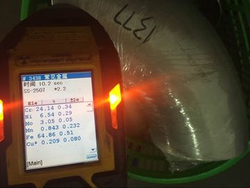 Tiang Weld Fitting, ASTM A815 WP31803 / WPS32750 / S32760 90 Derajat, LR ELBOW 1 &quot;, 2&quot;, 3 &quot;, 4&quot; 6 &quot;SCH40 BW B16.9