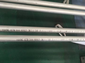 ASTM B444 Gr.2 INCONEL 625 Tabung U Bend Seamless untuk aplikasi Heat Exchanger 100% UT &amp; ET &amp; HT