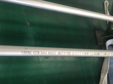 ASTM B444 Gr.2 INCONEL 625 Tabung U Bend Seamless untuk aplikasi Heat Exchanger 100% UT &amp; ET &amp; HT