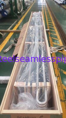 ASTM B444 Gr.2 INCONEL 625 Tabung U Bend Seamless untuk aplikasi Heat Exchanger 100% UT &amp; ET &amp; HT