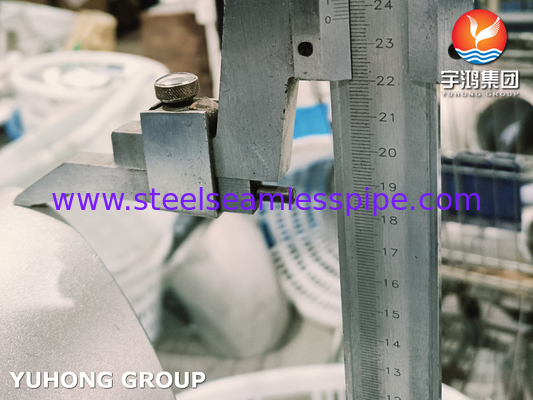 EN10253-4 1.4404 WP316L Fittings pipa stainless steel siku untuk pabrik pengolahan air