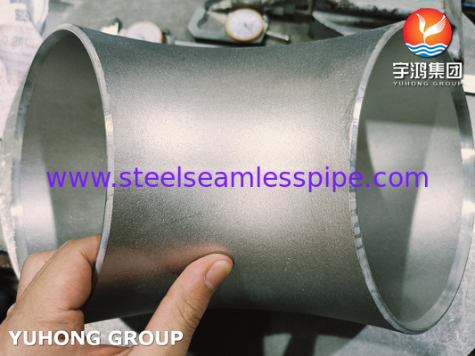 EN10253-4 1.4404 WP316L Fittings pipa stainless steel siku untuk pabrik pengolahan air