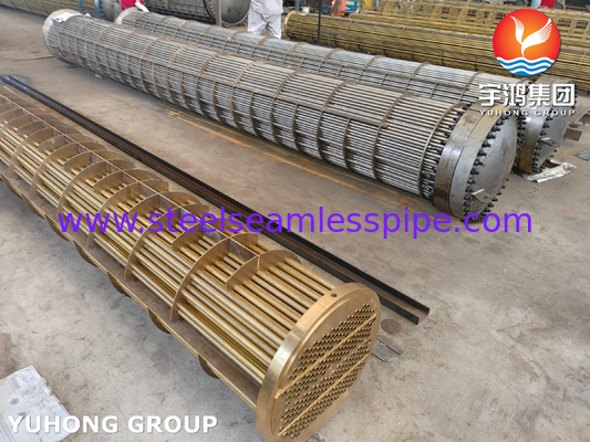 Haz Tubular, stainless steel, baja karbon, tembaga tabung bundel untuk penukar panas