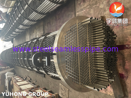 ASME SA213 TP316L Straight Tube bundle di Shell and Tube Heat Exchanger