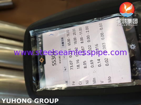 ASTM A249 / ASME SA249 TP304 Stainless Steel Welded Tube, Cerah Annealed, ujung polos