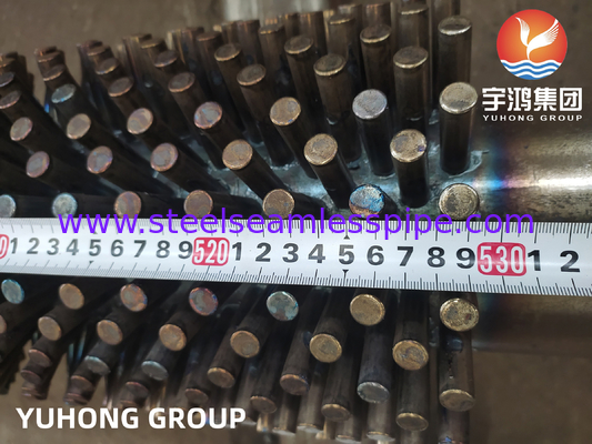 ASTM A213 T9 ALLOY STEEL FIN TUBE Tubing yang disematkan untuk penukar panas