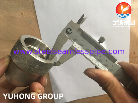 ASTM A182 F304 Baja tahan karat tempa Fitting 90 DEG.11