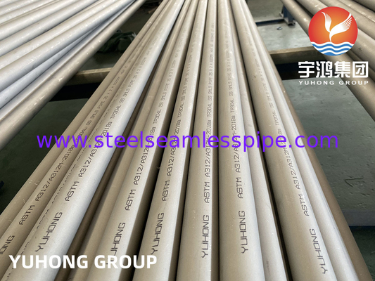 ASME SA213 TP316L 35x2x8000MM tabung boiler acar tanpa jahitan untuk penukar panas
