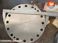 ASTM SA266 Gr2N Flange Penutup Saluran Dan Flange Sisi Shell Digunakan Dalam Penukar Panas