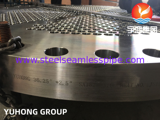 ASME SA182 F316L, 1.4404 Lapisan tabung tempa dari stainless steel untuk penukar panas