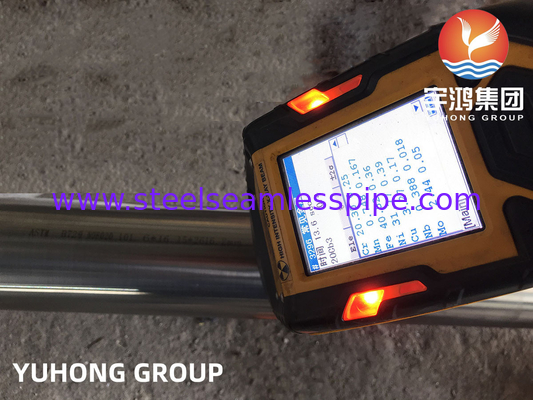 ASTM B729 UNS N08020 2.4660 Nikel paduan 20 Pipa tanpa jahitan 100% UT