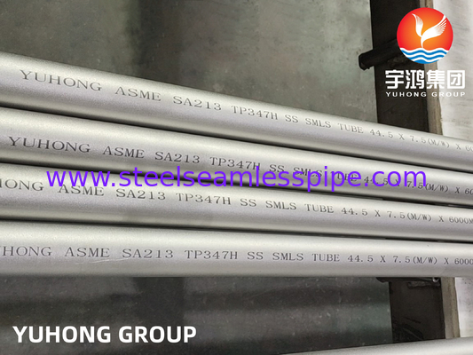 Asme Sa213 Tp347h Stainless Steel Seamless Boiler Tube Dengan GL Disetujui