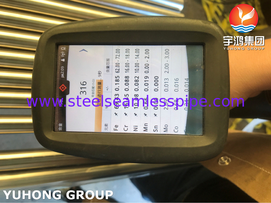 ASTM A269 TP316L Stainless Steel Tube Seamless Tube Bright Annealed Untuk Cup Pengisap Jerami