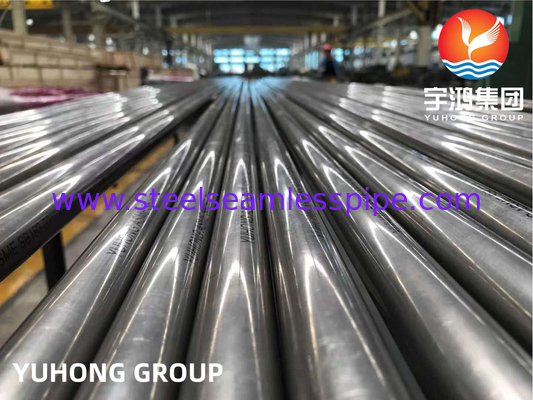 ASME SB163 / B165 MONEL 400 Nikel Alloy Seamless Tube, Pertukaran Panas / Aplikasi Pendingin Udara