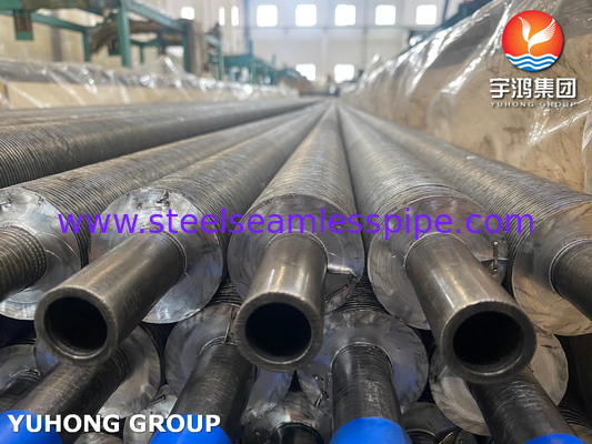 ASME SA210 Gr A1 tabung tanpa jahitan Al1060 Aluminium Fin Embedded G Type Fin Tube Untuk Industri Minyak dan Gas