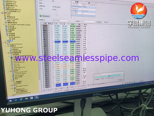 ASME SA268 TP405 Tabung tanpa jahitan untuk batang pompa air masuk pembangkit listrik