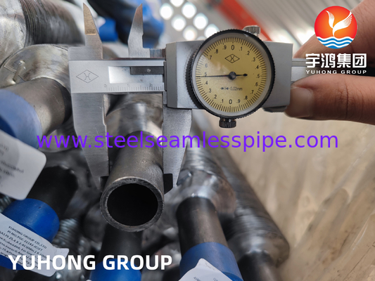 Asme Sa179 Steel Karbon Seamless Fined Tube Embedded Type Untuk pendingin udara
