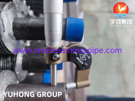Asme Sa179 Steel Karbon Seamless Fined Tube Embedded Type Untuk pendingin udara