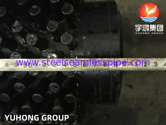 ASTM A335 P9 SS 410 Stud Fin Studded Fin Tube untuk Tungku Reformasi Uap