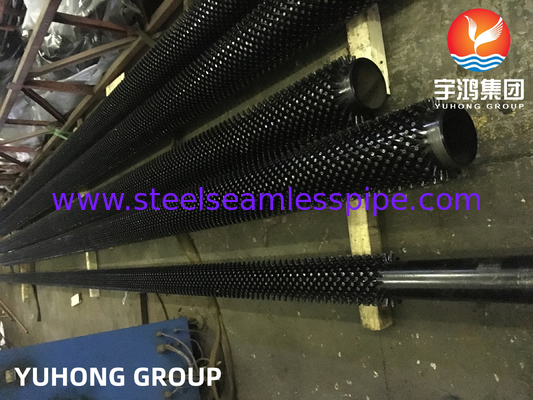 ASTM A335 P9 SS 410 Stud Fin Studded Fin Tube untuk Tungku Reformasi Uap