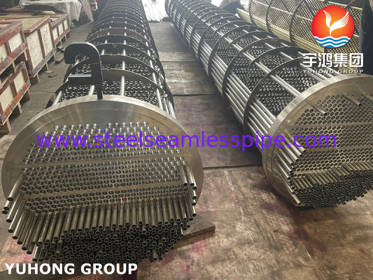 Stainless Steel / Karbon Steel / Tembaga Alloy Tube Bundle Untuk Shell Dan Tube Panas Exchanger