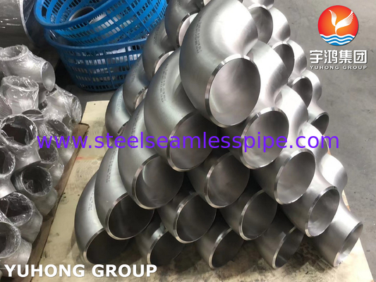 ASTM A815 S31803 Duplex Steel Buttwelded 90Deg Elbow Pipe Fitting B16.9