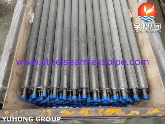 Tabung Fin yang Diekstrusi ASTM A179 Tabung Baja Karbon ASTM B241 6063 Tabung Fin Annealed untuk Economizer