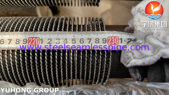 ASME SA335 P9 11CR Tube Fin Serrated Alloy Steel Untuk Transfer Panas