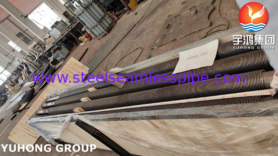 ASME SA335 P9 11CR Tube Fin Serrated Alloy Steel Untuk Transfer Panas
