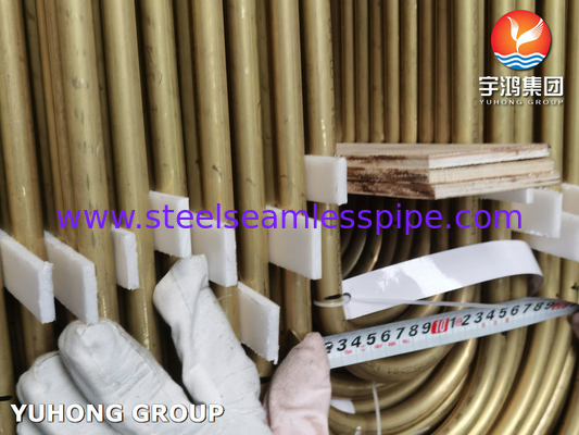 ASTM B111 UNS C68700 Aluminium Brass Tube Seamless U Bend Heat Exchanger Tube