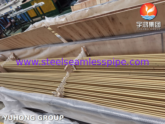 ASTM B111 UNS C68700 Aluminium Brass Tube Seamless U Bend Heat Exchanger Tube
