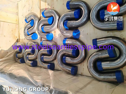 ASME SA192 Karbon Steel Seamless U Bend Tubes Untuk Oven Minyak dan Penukar Panas