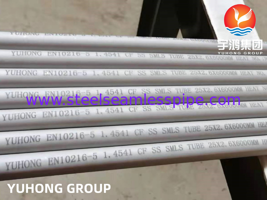 ASTM A312 TP321H Stainless Steel Seamless Pipe Untuk Petrochemical