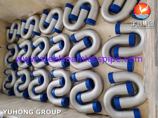 ASME SA213 TP316L 1.4404 Stainless Steel U Bend Tube Untuk Pemanas Api