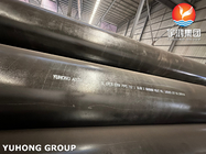 ASTM A53 API 5L Gr.B Black Coating Carbon Steel ERW Pipe Untuk Peralatan Pipeline