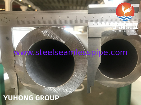 ASTM A312 TP321H Stainless Steel Seamless Tube 100% ET / UT / HT Untuk Penukar Panas