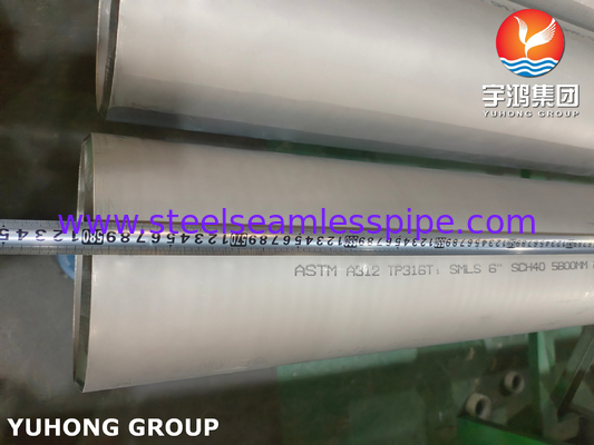 ASTM A511 TP316 316L 1.4404 Stainless Steel Seamless Pipe Pickled Annealed ABS Sertifikasi