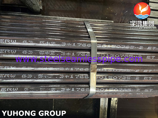 ASME SA423 Kelas 1 Corten Steel ERW Tube Low Alloy Steel Boiler Tube Untuk Economizer