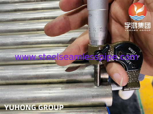ASME SB167 N06600 Nikel Kromium Logam Besi tabung tanpa jahitan untuk aplikasi petrokimia