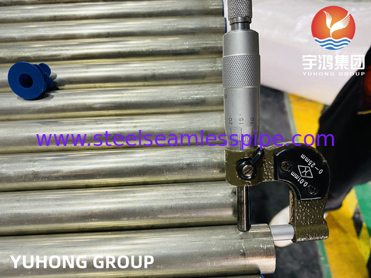 ASME SB167 N06600 Nikel Kromium Logam Besi tabung tanpa jahitan untuk aplikasi petrokimia