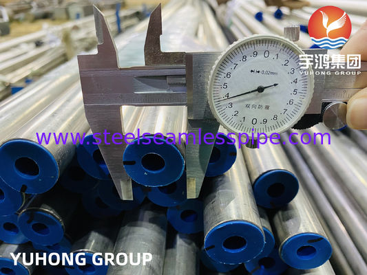 ASME SB167 Inconel 600 Seamless Tube Chloride SCC Resistant untuk Reaktor Hidrogenasi