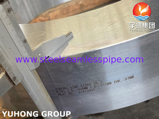 ASME SA965 F304 Disk Dan SA266 GR.2 Ring Untuk Bagian Penukar Panas