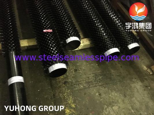 ASME SA335 P9 HFW Tube dengan Helical Studs OD 10 hingga 508mm untuk Reformer Convection Section