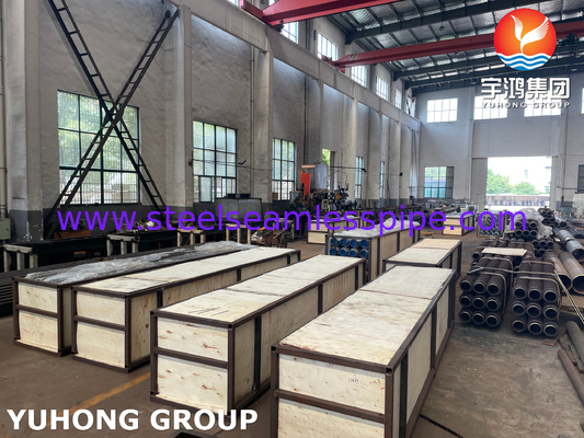 ASTM A376 TP347H S34709 Tabung Sirip Spiral Dilas Frekuensi Tinggi Baja Tahan Karat