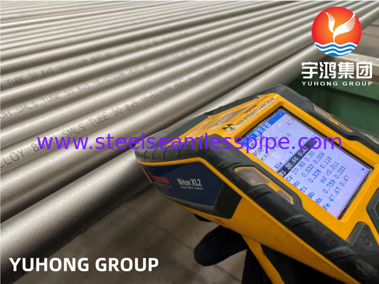Boiler Tube Nickel Alloy ASTM B407 Alloy 800 800H 800HT untuk Tube bundle Aplikasi