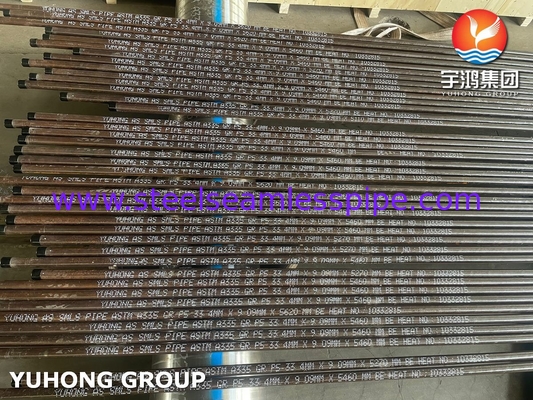 ASTM A335 P5 / X11CrMo5 Alloy Steel Seamless Pipe Pipe Boiler Tekanan Tinggi