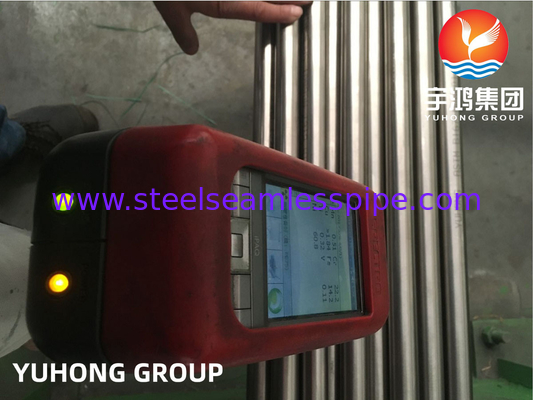 ASME B167 Nickel Alloy 601 Seamless Tube Corrosion Resistant Untuk Penukar Panas
